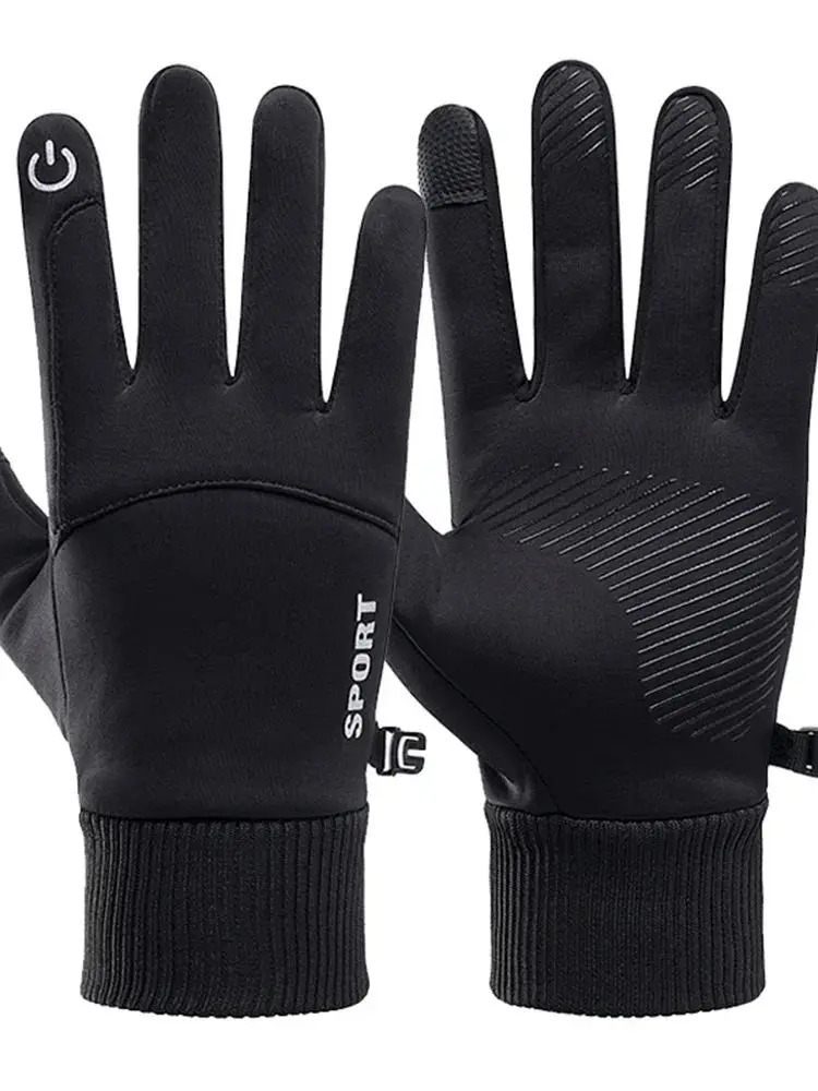AliExpress WRELS Winter Waterproof Men's Gloves Touchscreen Windproof Sports Fishing Driving Motorcycle Ski Non-slip Warm Cycling Women Gloves