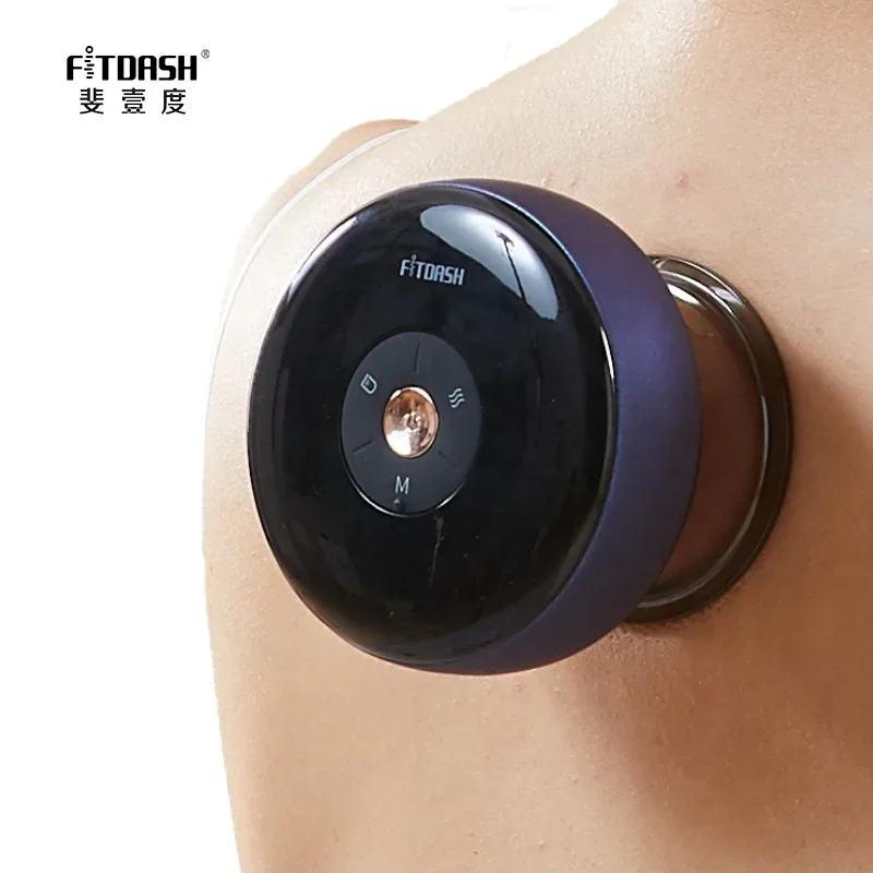 Fitdash Cupping Massager Vacuum Suction Cup Light Therapy Medical with 650 nm Red Light Therapy