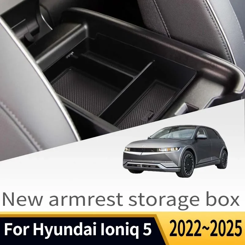 

Auto Parts Suitable For Hyundai Ioniq 5 2022~2025 Car Central Control Armrest Storage Box Multifunctional Auto Accessories Tools