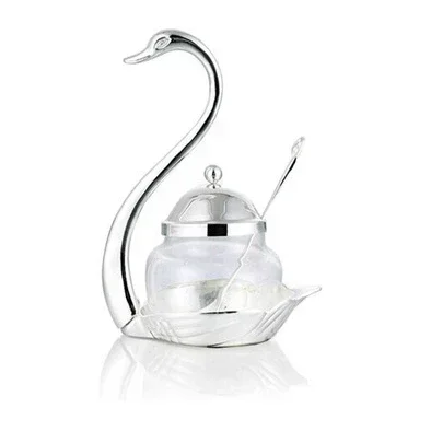 

Top Aluminium Kruiderij Pot Kruiden Container Kruiden Glazen Pot Zout Suikerpot Peper Koffie Organizer WF