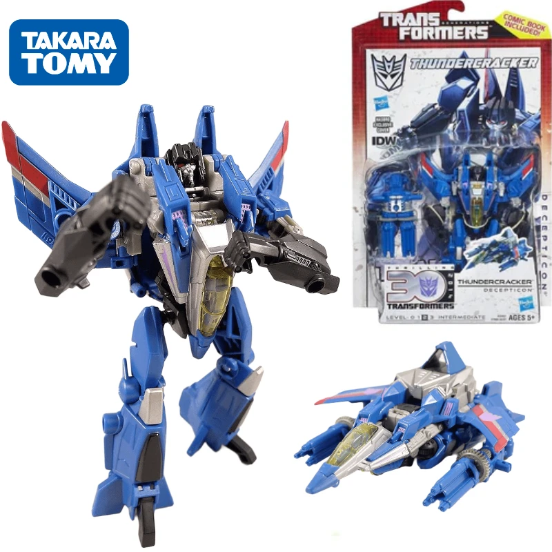 In Stock Takara Tomy Transformers  G Series 30th Anniversary D Class Shocking Thunder Robot Anime Action Model Toys Gift