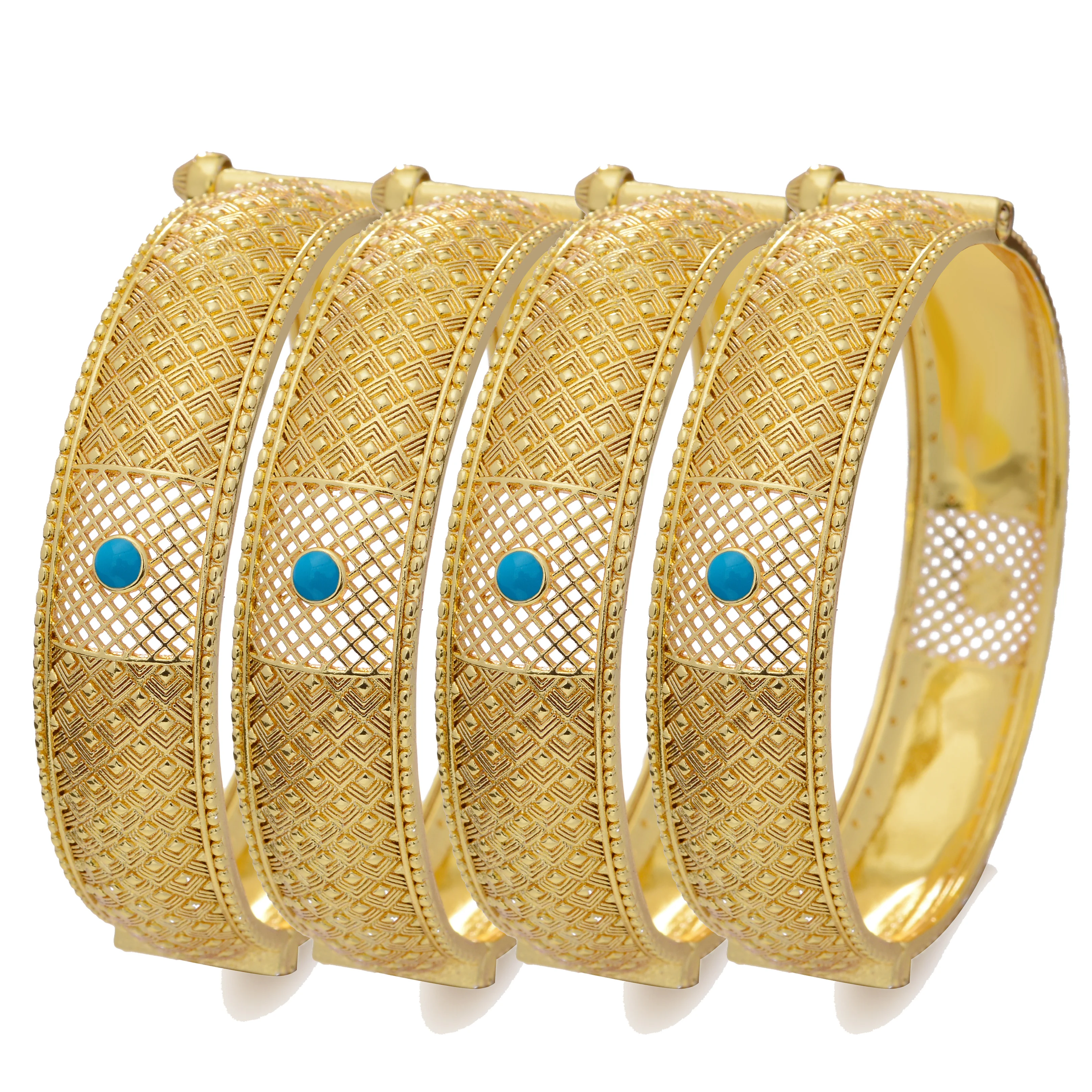 Fashion Dubai Gold Color Bangles For Women /Girls,Ethioipian Jewelry African Indian middle east ramadan bracelet Gift