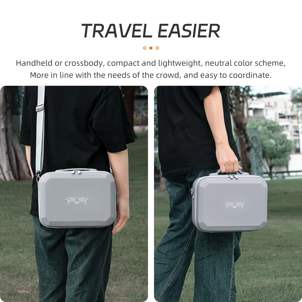 XFJI Carrying Case for DJI Mini 2/Mini 2 SE/Mini 4K Storage Bag Suitcase Mini 2/2 SE Drone Accessories Splash-proof Shoulder Bag