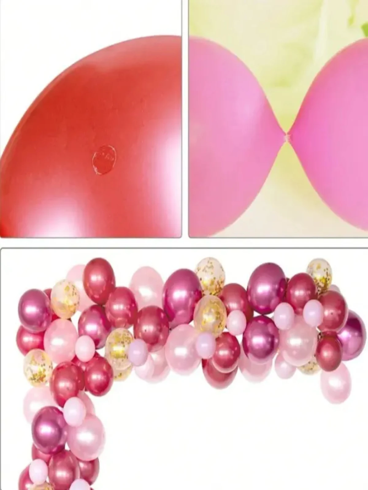 100/200/300PCS Glue Point Clear Balloon Removable Adhesive Double Sided Tape for Balloons Craft Points Sticky Party Decoration