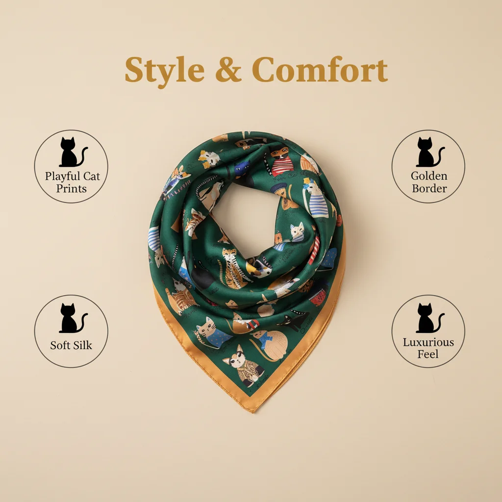 Thumbnail 3 - #43 Ranked Silk Neck Scarf Picks in 2026