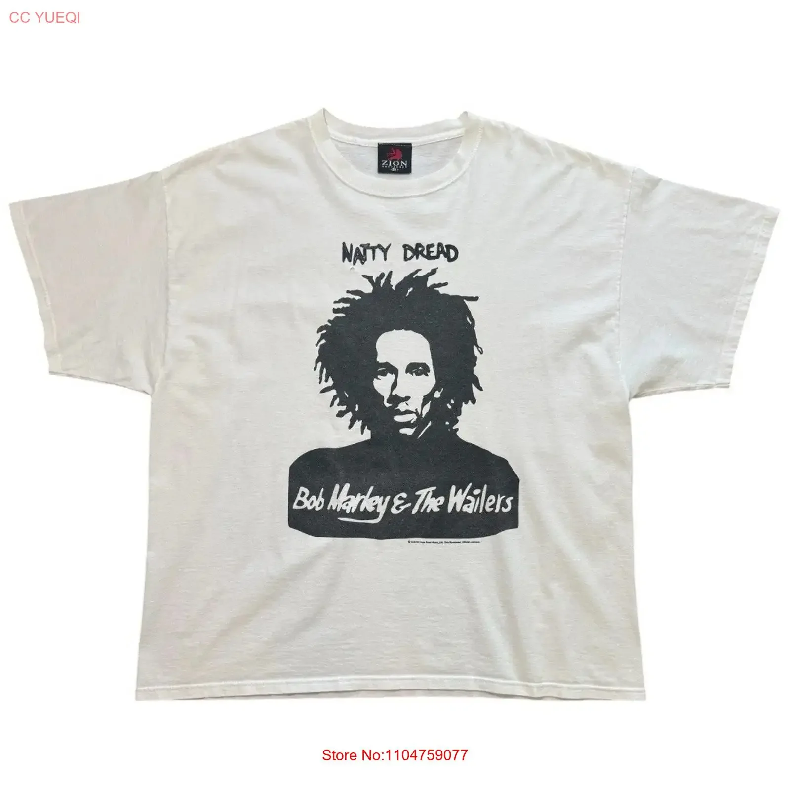 Vintage 2006 Bob Marley The Wailers Reggae Band Merch T shirt 2XL Natty Dread vintage Washed Casual Breathable Versatile