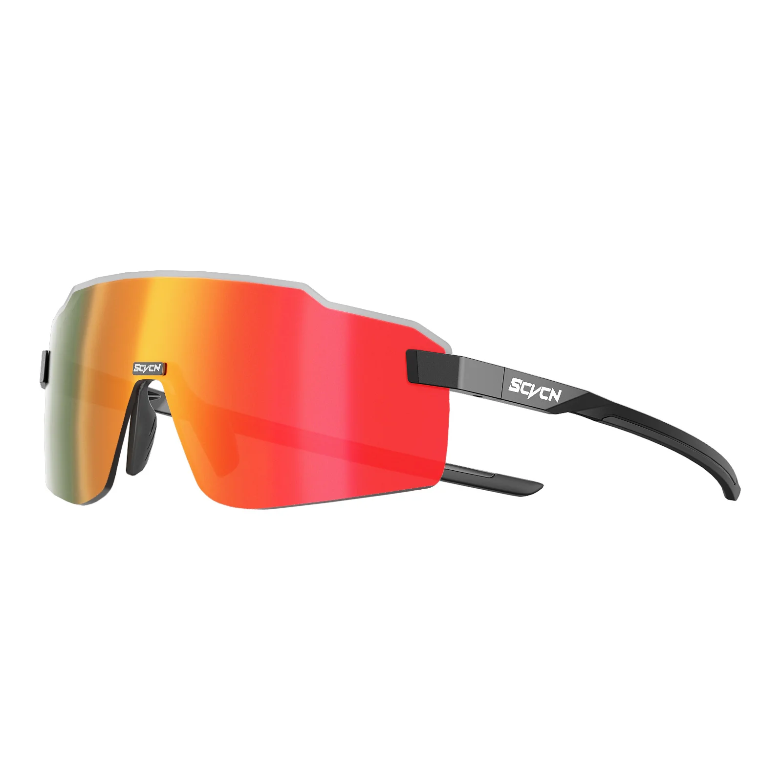 Sport sunglasses men women rimless UV400 lightweight running fishing cycling FEISEDY Cycling Glasses Sports Sunglasses for Men Women  main image 2