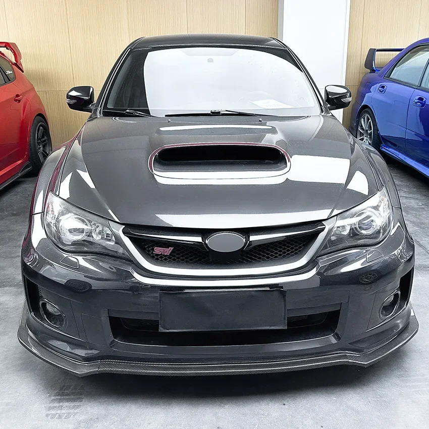 3PCS 2011 To 2014 For STI Subaru Impreza WRX Sti 4 Door Sedan Car Front Lip Splitter Diffuser Spoiler Guard Cover By ABS