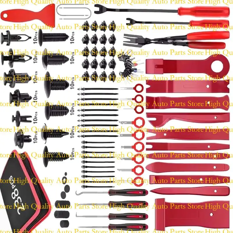 

G7NA Professional Auto Repair tool set 238Pcs Includes Pry Bar Clip Remover Screwdriver Upgrades for auto stereo Installation