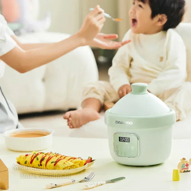 Pentola elettrica 220V per alimenti per bambini e zuppe con controllo automatico della temperatura