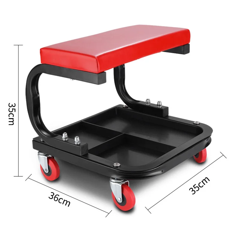 Car Machinery Workshop Tool tray Rolling Creeper Seat Universal Auto Repair Bench Heavy-duty ToolBracket Roller Cart Toolbox