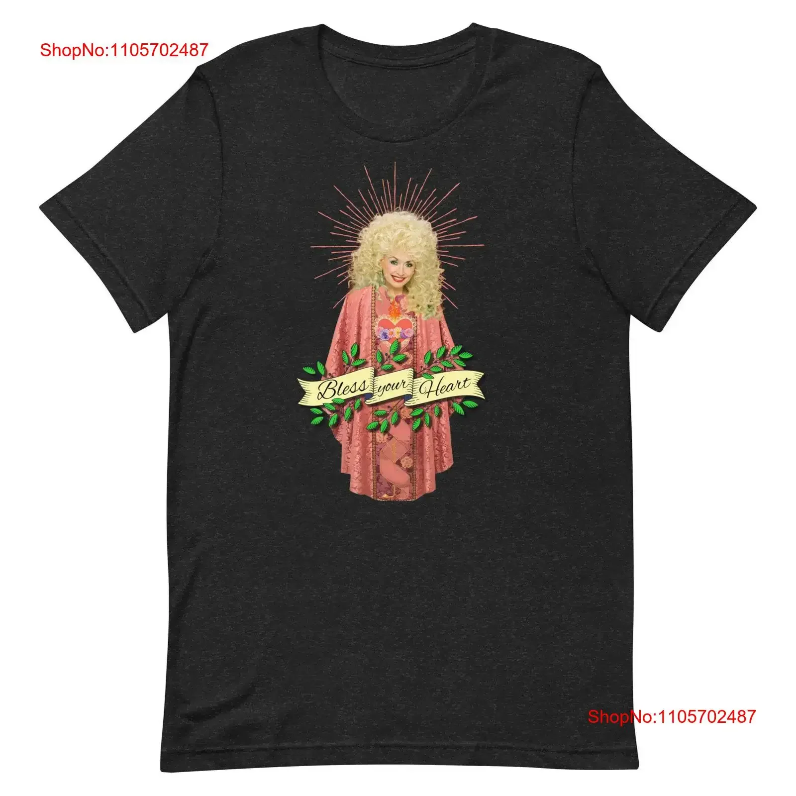 DOLLY PARTON Bless Your Heart Patron Saint of Love and Sass Big Hair T Shirt vintage Washed streetwear Comfortable homme