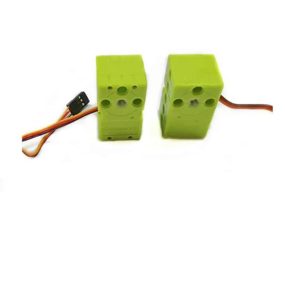 1/2/4pcs Geekservo 360 Degree Continuous Rotation Servo Green 0.7kg 4.8V-6V PWM Control Compatible with Legoeds Blocks Microbit