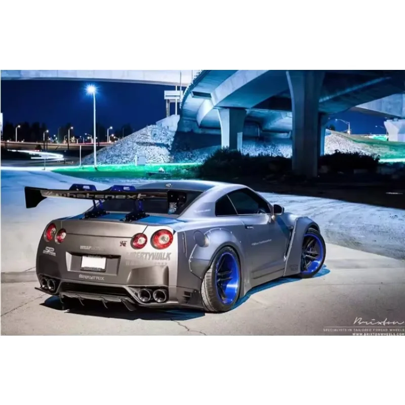 High Quality Factory Direct Carbon Fiber LB Style Rear Wing Spoiler for Nissan GTR R35