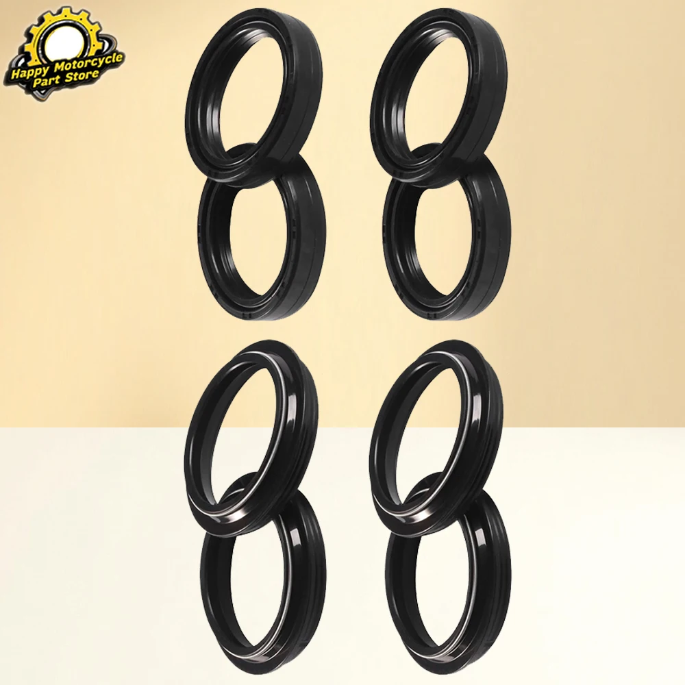 

2pc/4pc 43x53x9.5/11.5 Front Fork Oil Seal Dust Cover For KT/M 125 200 390 Du/ke RC125 RC200 RC390 640 LC4 1190 RC8 RC8R 00-2015