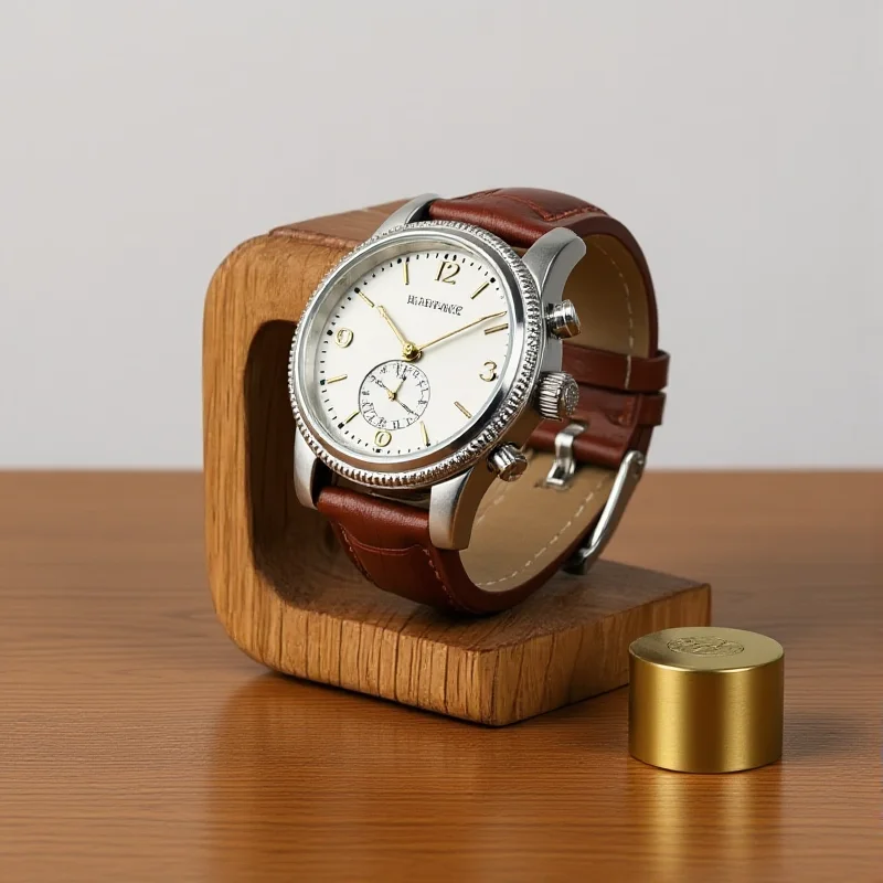 Solid Wood Watch Stand Minimalist Wooden Watch Holder Watch Storage Holder U Shaped For Entryway Table Dressing Table