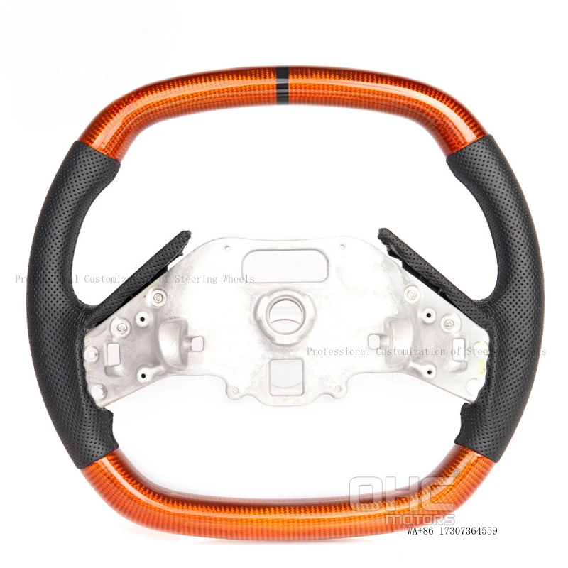 Carbon Fiber Steering Wheel Fit For Chevrolet Corvette C8 Convertible 2016 2017 2018 2019