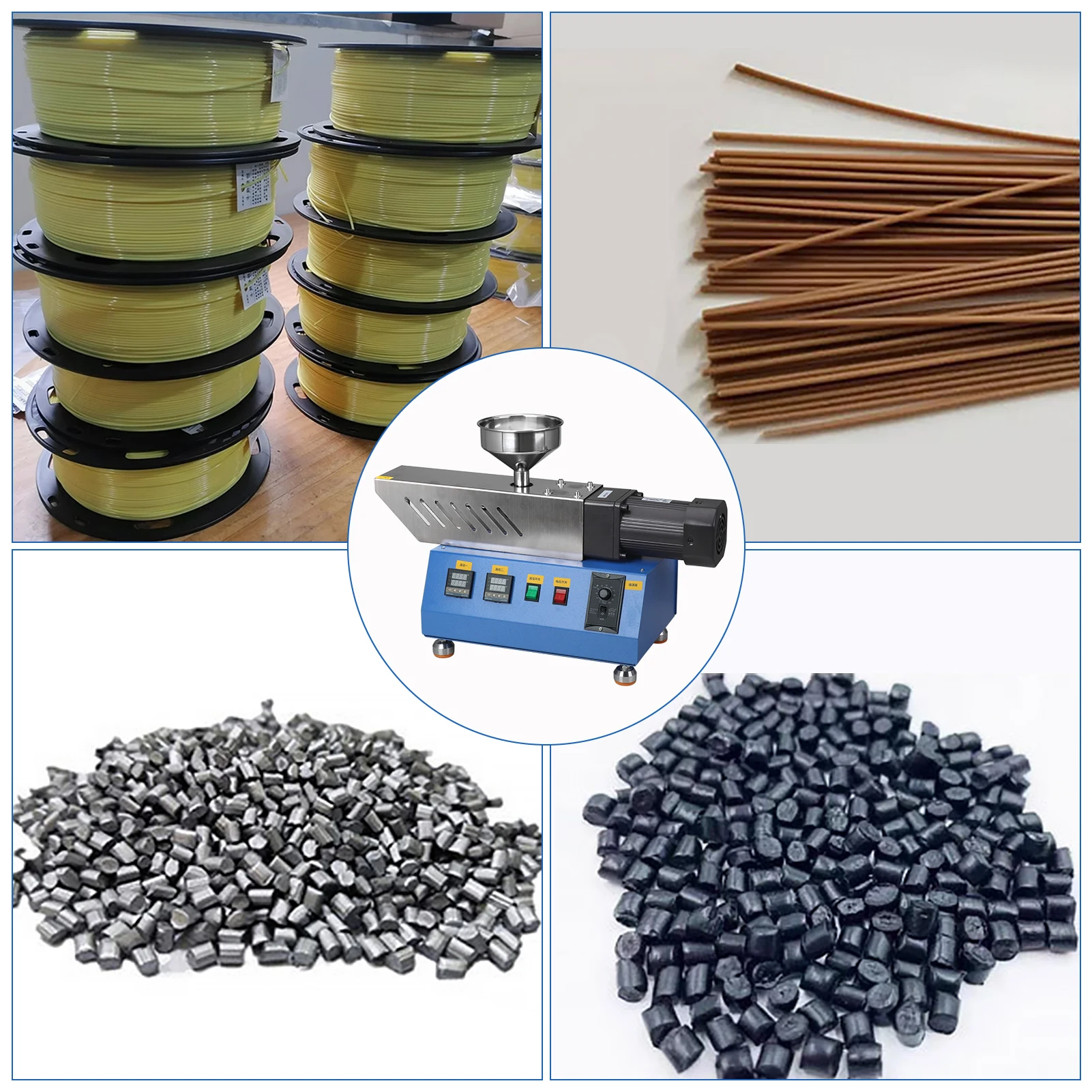 Extrusion Maker Vertical Injection Molding Small Production Mold Make Polymer ABS PVC USB Toy Desktop Plastic Machine Extruder 3