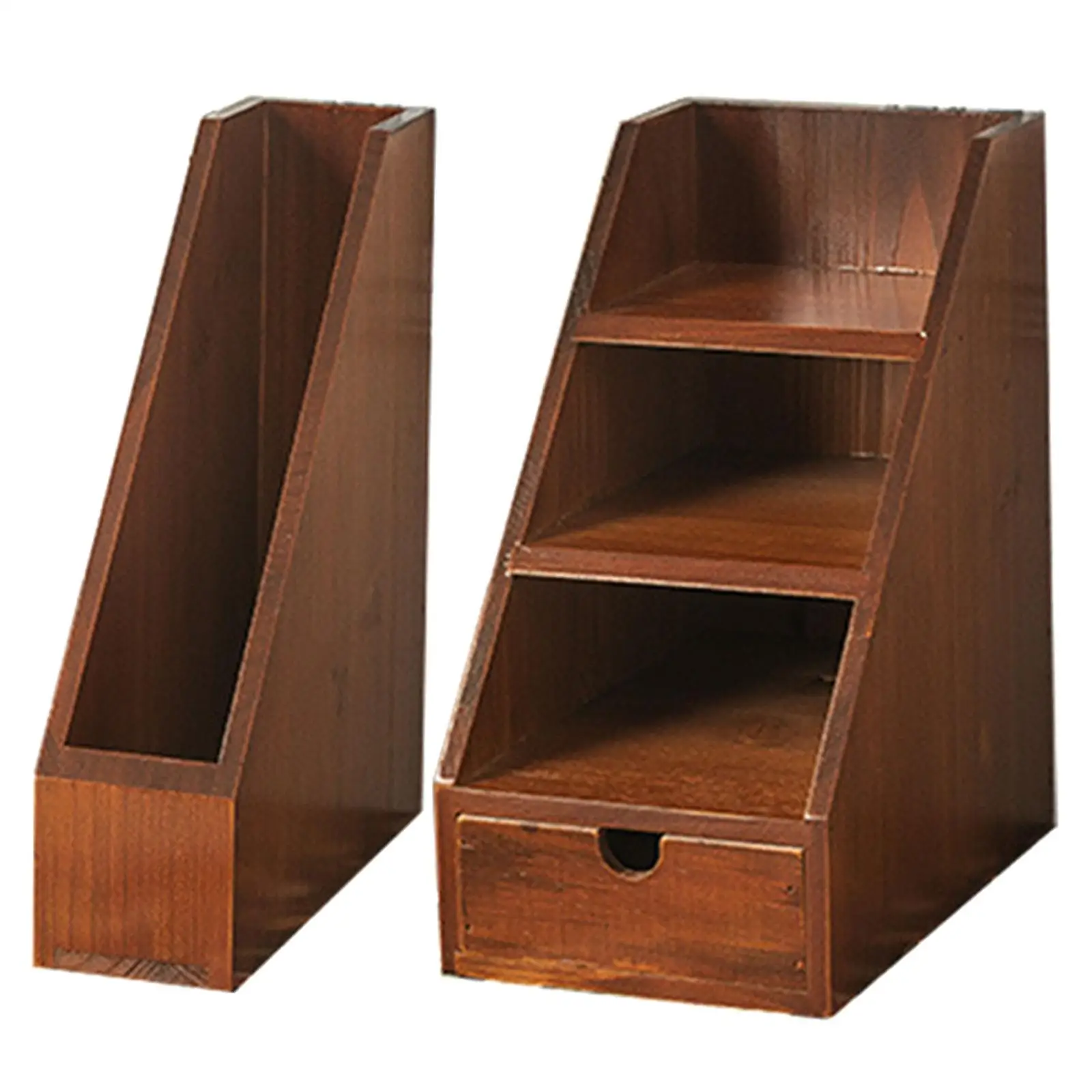 organizador de madeira para mesa de escritorio rustico duravel vintage para mesa de gaveta escritorio 01