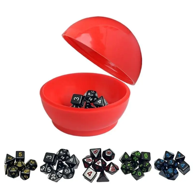 

R6FE DND-Dice Set 7PCS Polyhedral for Roleplaying Games-as Dungeons-Dragon