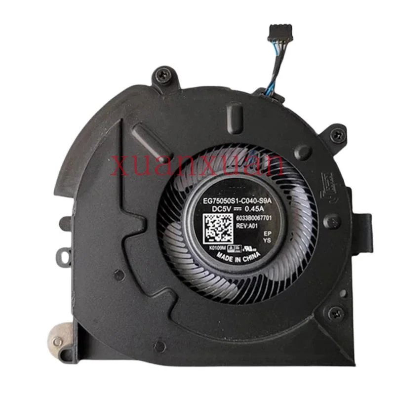 EG75050S1-C040-S9A new CPU cooling fan for HP EliteBook 830 835 735 G5 G6 HSN-I12C HSN-I16C