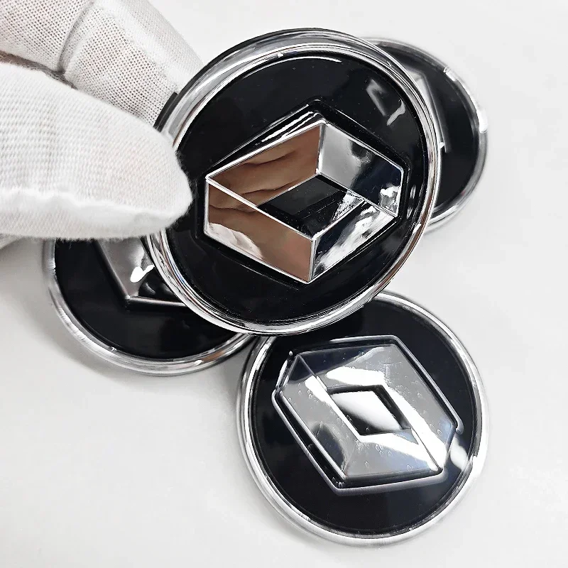 Для Renault Megane 2 3 Clio 4 Trafic Captur Emblems Kangoo Zoe RS 4 шт. 57 мм, эмблемы на центральную крышку колеса, логотип на ступице, накладки на диски.
