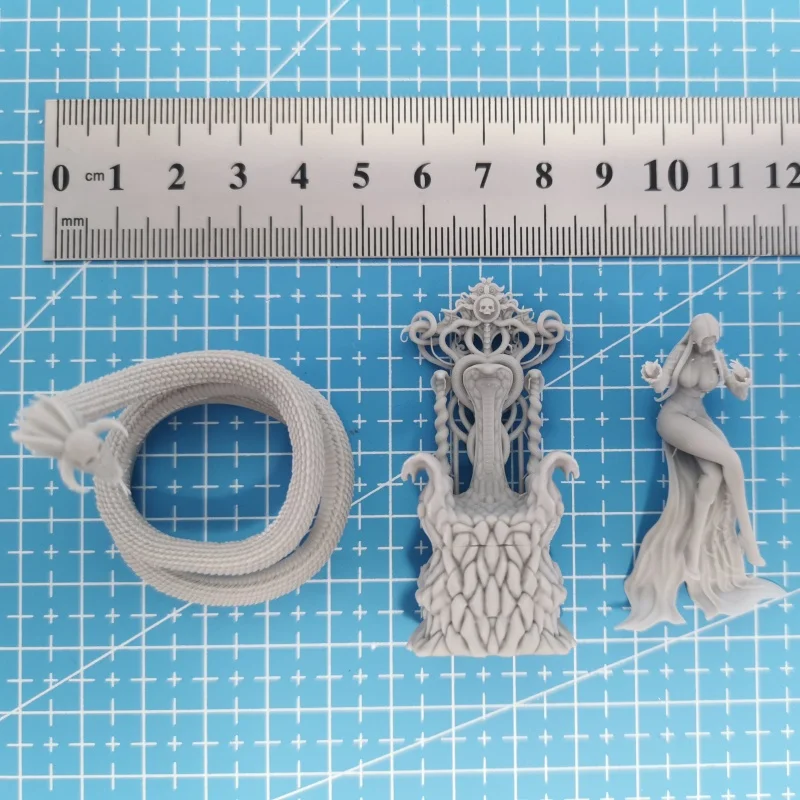 Auto Salon Girl 1/35 Bilancia Figura In Resina Completa Modello Kit Assemblare Miniature Smontato Non Verniciato Raccolta Hobby Giocattoli Regali