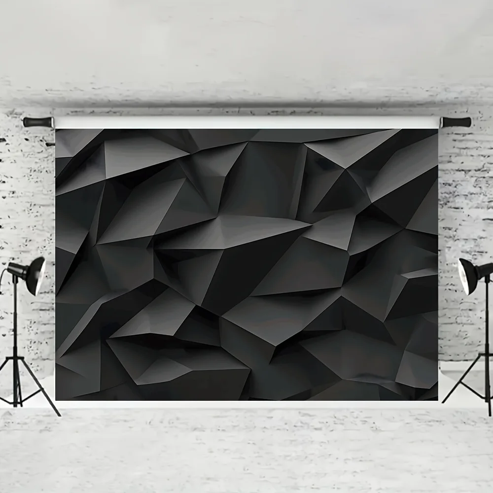 قطعة واحدة، خلفية تصوير جدارية ثلاثية الأبعاد من الحجر الرمادي، مناسبة تذكارية، حفلة مهرجان، دعامة استوديو منزلية #5