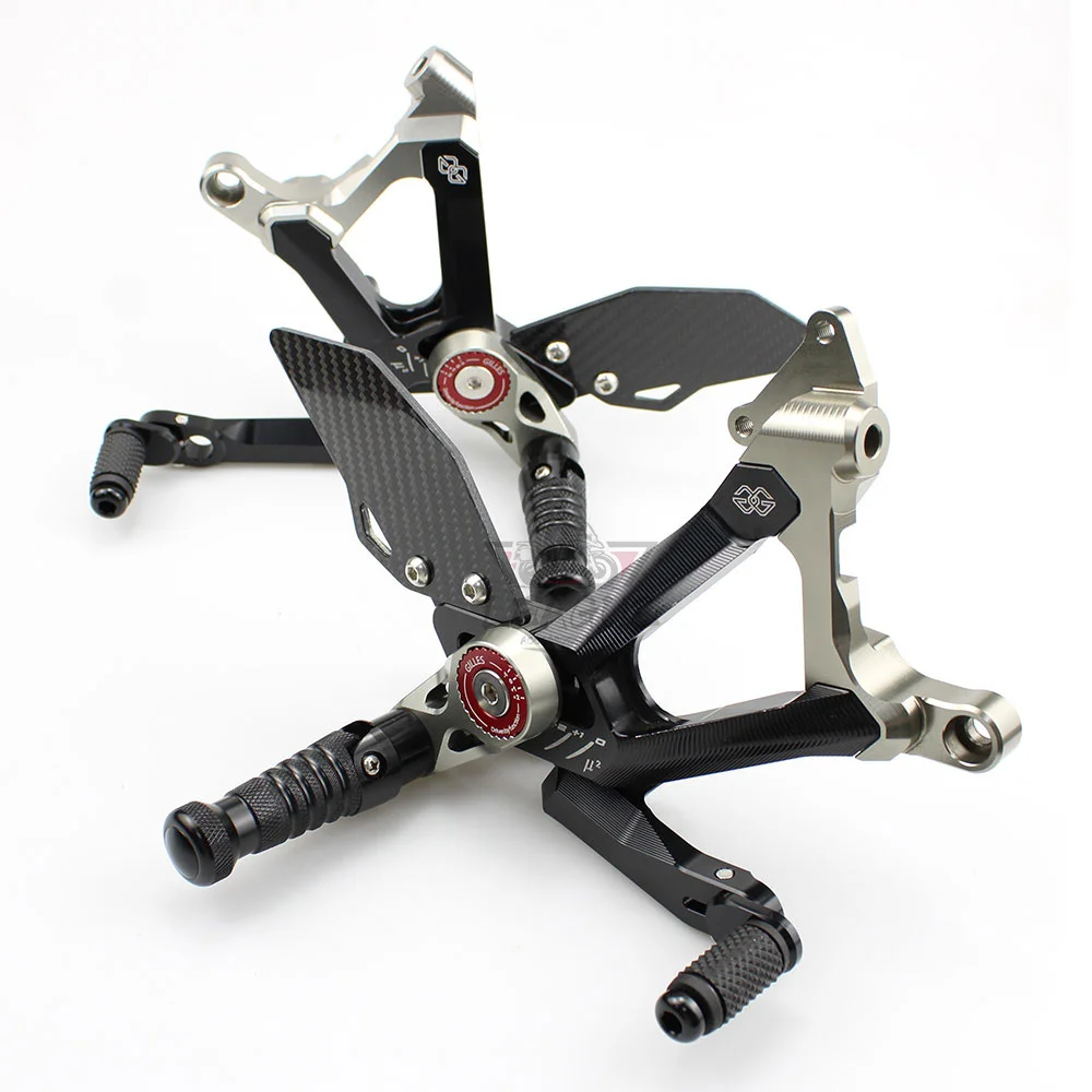 New For Ducati Panigale Street Fighter V4/V4S/V4R 2018-2023 Rear Set Adjuster Footrest Aluminum Modified Pedal Assembly Accessor