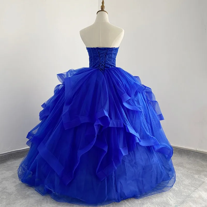 Strapless Party Dresses 15 Quinceanera Dresses 2024 Classic Luxury Ball Gown 11 Colors Prom Dress Quinceanera Gown Customized