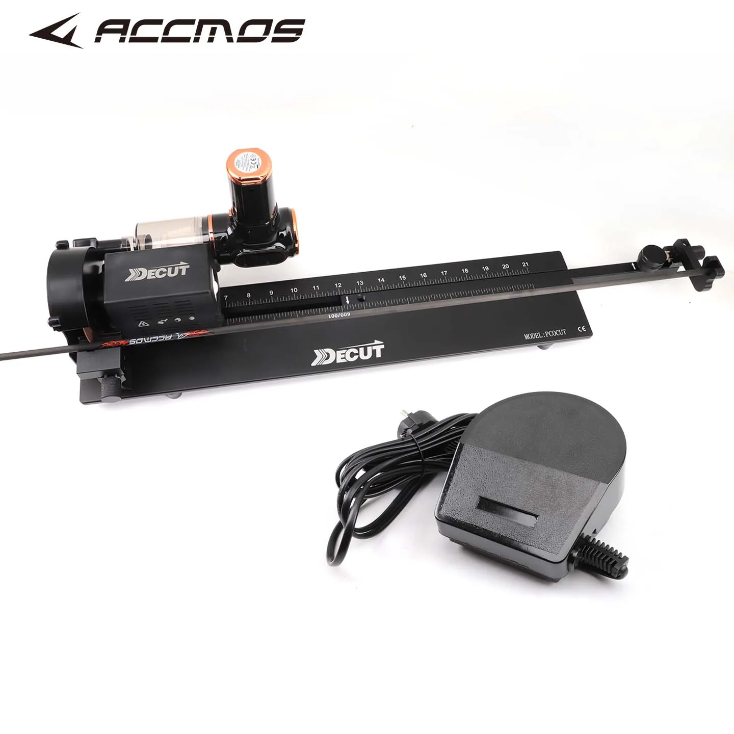 DECUT 220V Electric Arrow Cutter High-End Shaft Trimmer for Carbon Aluminum Fiberglass Dust-Free Archery Tool