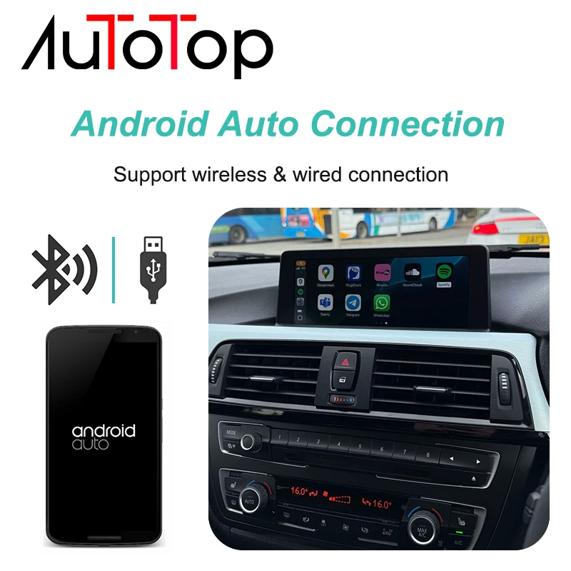 Drahtlose Carplay Android Auto Modul Box Für BMW NBT System 1 2 3 4 5 6 7 Serie X3 X4 X5 X6 MINI F20 F30 F25 F10 F22 F48 F01 – Detail 3