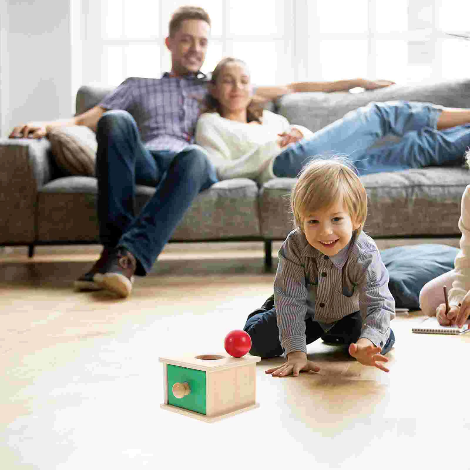 Rompecabezas para niños pequeños, juguetes de coordinación mano-ojo de madera, cajón educativo preescolar temprano