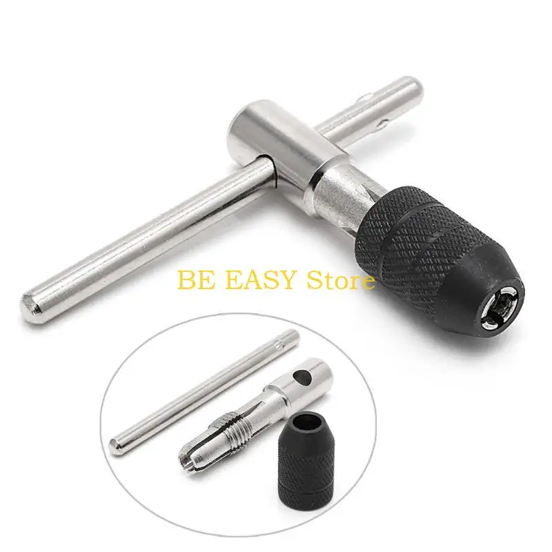 

E28F 5 Pcs for T Type Hand Screw Thread Taps Drill Kit M3 M4 M5 M6 Set for w/Wrench