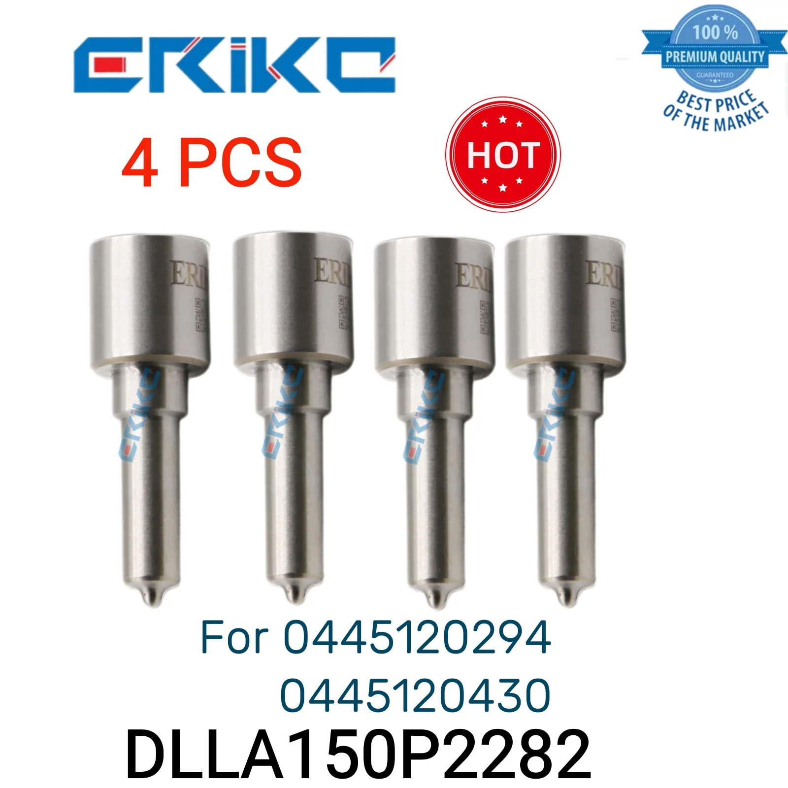 

4 PCS DLLA150P2282 Injector Nozzle 0 433 172 282 DLLA 150 P 2282 Diesel Fuel Nozzle DLLA 150P2282 Sprayer for 0445120294 430