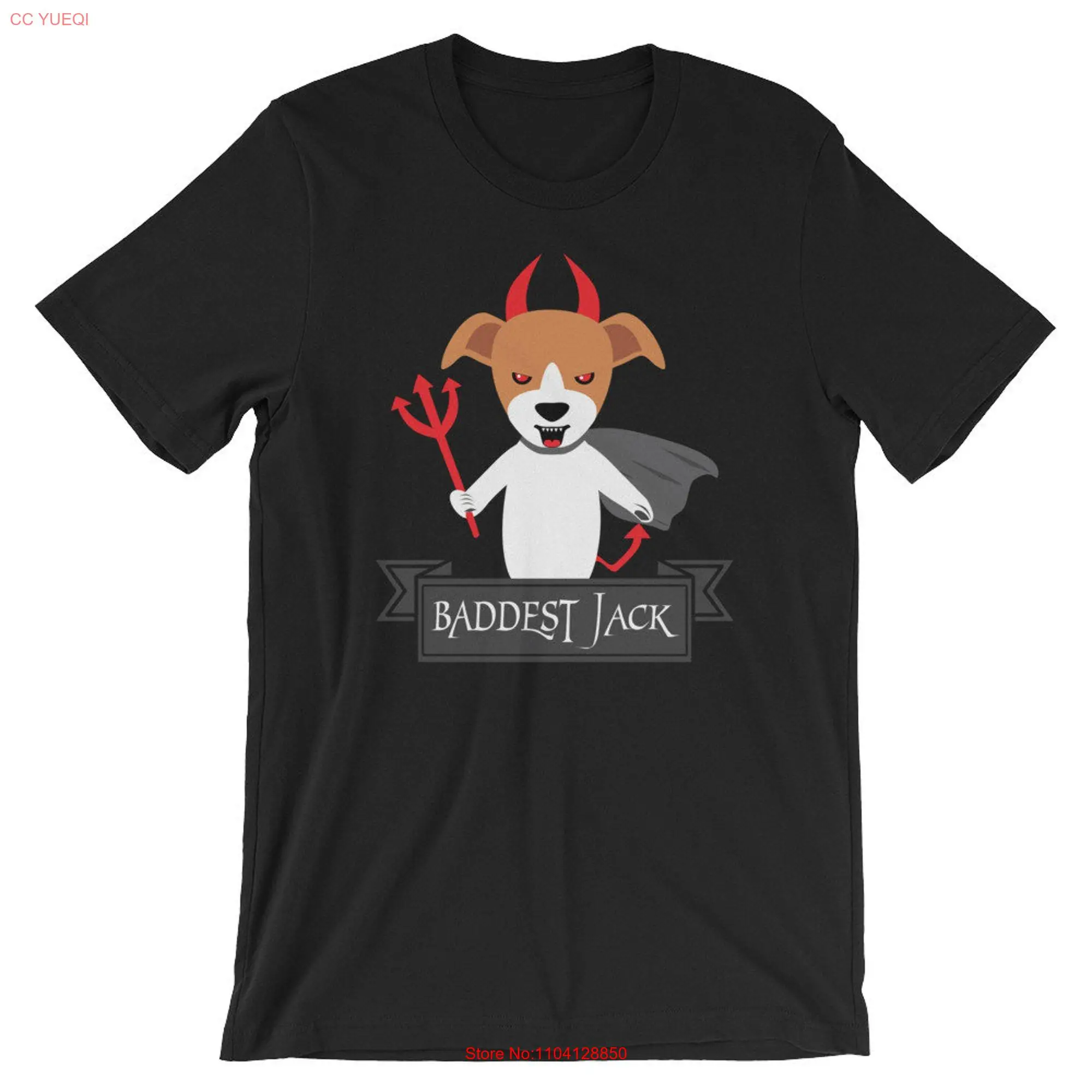 Camiseta de manga larga o corta para niños, disfraz de Bad Jack, Jason Terrier, Lucifer, Devil Dog