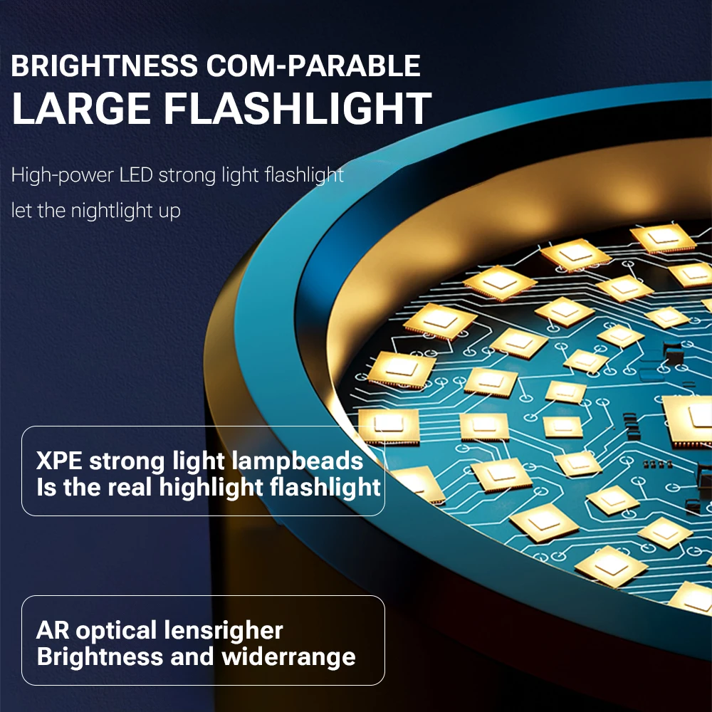 Strong Light Flashlight Rechargeable Telescopic Zoom Mini Outdoor Long-range Super Bright Portable Household Small LED Lamp