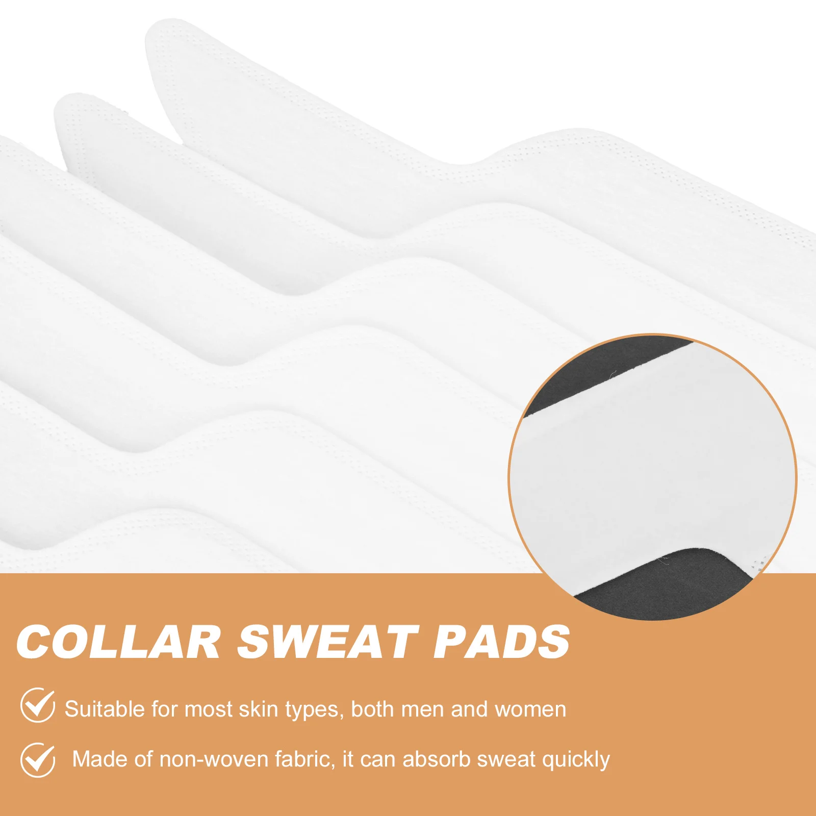 20pcsUnderarm Pads Woman For Strong Sweat For Women /30pcs Hat Sweat Liner Collar Sweat Pad Adhesive Tape Disposable