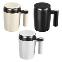 380ML Magnetic Automatic Mixing Coffee Mug USB Charging Coffee Self Stirring Cup With LCD Screen Stainless Steel Cup Waterproof