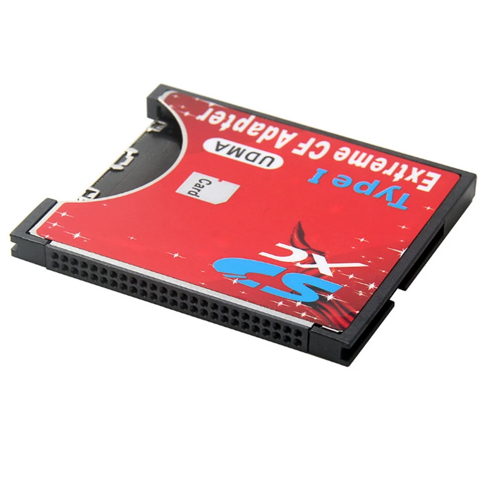 Nueva funda para tarjeta SD a CF compatible con WIFI inalámbrico tarjeta SD tipo i adaptador cámara SLR roja