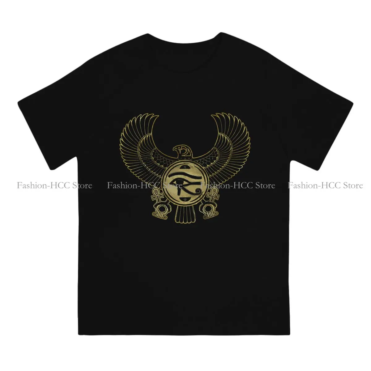 Eye Of Horus Unique Polyester TShirt Ancient Egyptian Symbol Top Quality Creative T Shirt Stuff