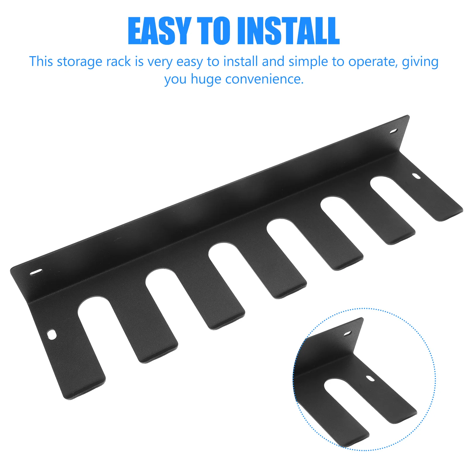 

1Pcs Wall-Mounted Garage Tool Stand Multi-Functional Heavy Duty Iron Storage Rack Hanging Organizer for Tools Fitness Equipment