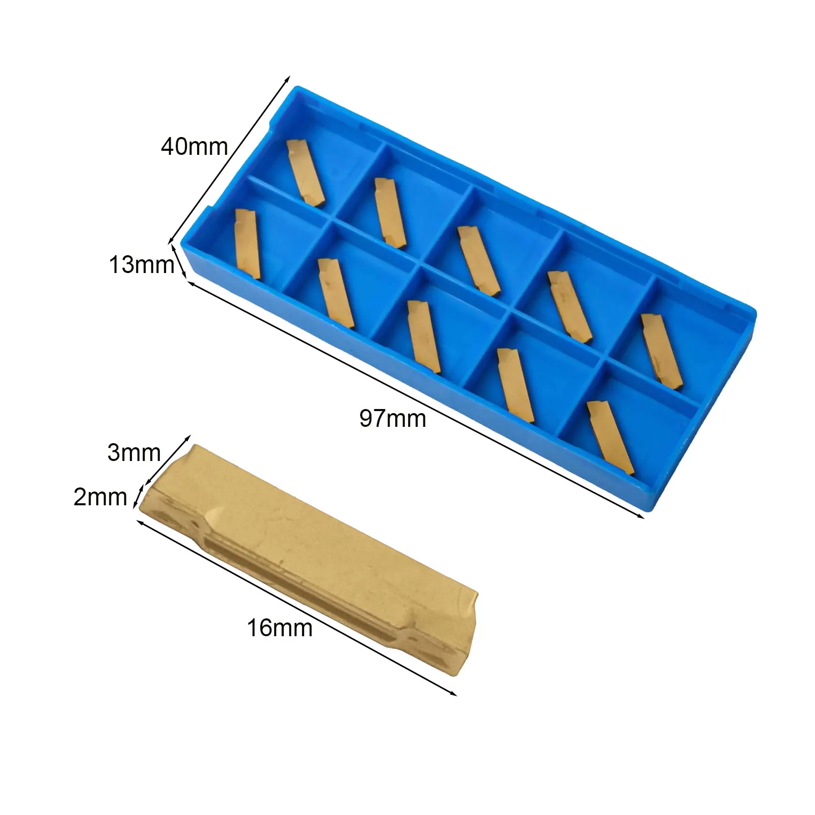 

Tool Slotting 10pcs For MGEHR MGIVR 10pcs MGMN200 G 2mm Width Carbide Insert For MGEHR MGIVR Slotting Grooving Tool