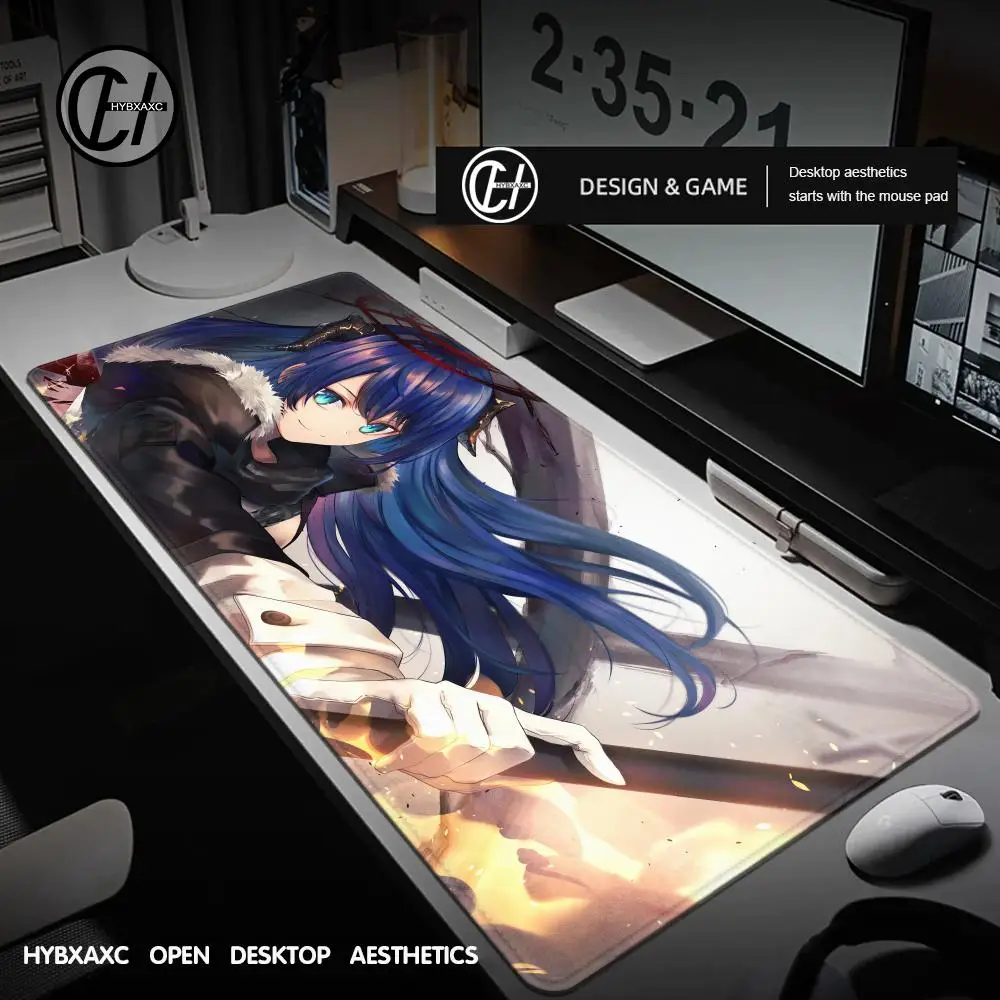 

Game Arknights Mostima Mouse Pad Gaming Large Mousepad For PC Gamer Desktop Decoration Office Mouse Mat Kawaii Girl Big Deskmats