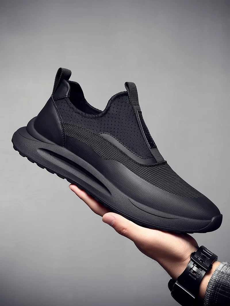 

Мужские спортивные слипоны: дышащие, легкие, удобные повседневные кроссовки для бега и активного отдыха. Новинка Весна 2026.