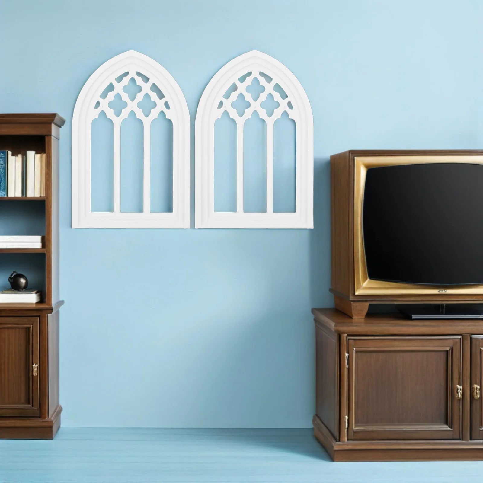 

2 шт., универсальное миниатюрное окно дома в европейском стиле для крошечной мебели для кукольного домика и декора, миниатюрная мебель для кукольного домика