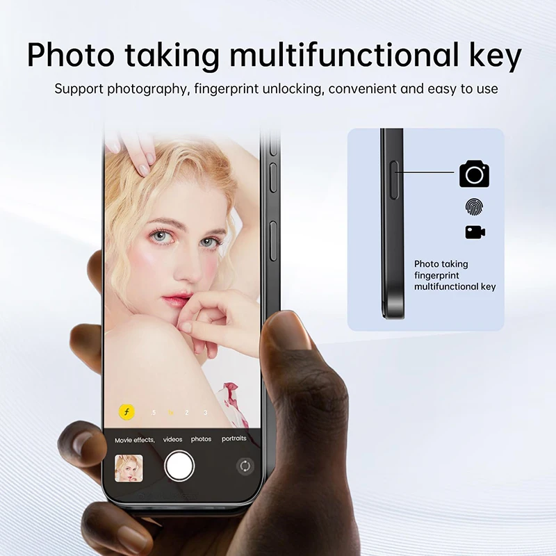 i16 Pro Max Smartphone and 64GB TF Set for Android 13, 6.99" FHD Cell Phone, 7000mAh, Dual SIM/Face ID Type-C Mobile Phone