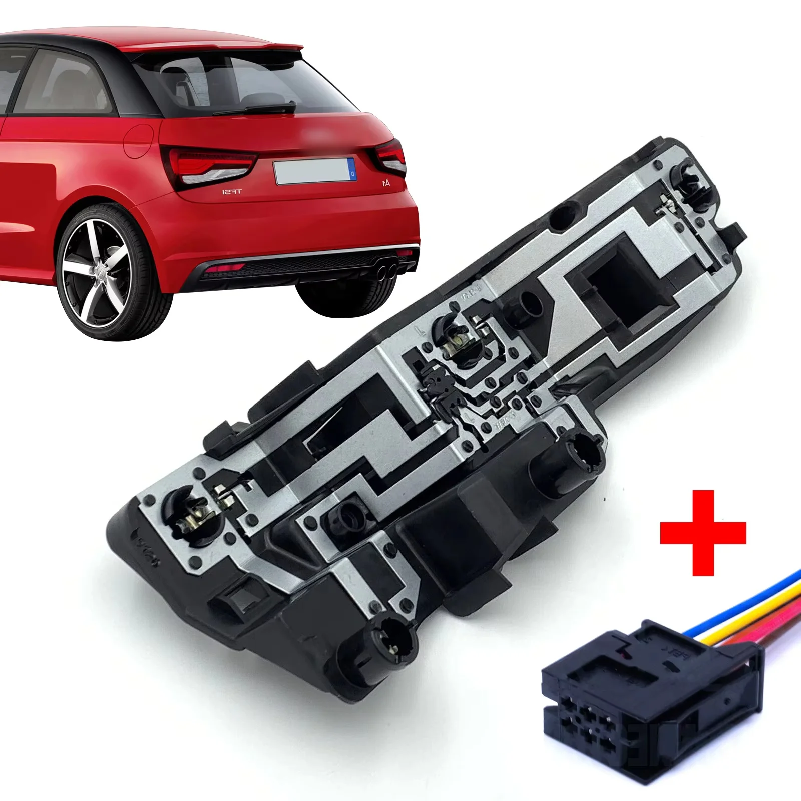 Car Tail Lamp Light Cluster Bulb Holder & Prewired Plug Rear Right Left For Audi A1 N/S 8X0945257A Auto Bulb Holder Replacement