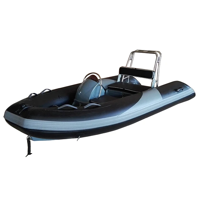 High Quality 12ft Fiberglass RIB360 Hypalon PVC Inflatable Boat With Nter Console