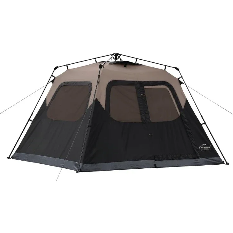 Camping Tent with Instant Setup, 4/6/8/10 Person Weatherproof Tent with WeatherTec Technology, Double-Thick Fabric, and Included